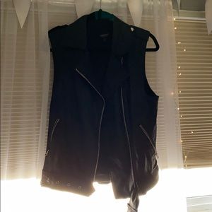 Leather vest